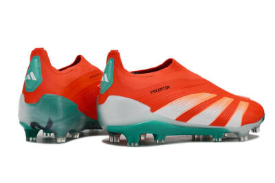 Adidas Predator Accuracy+ FG Firm Ground Soccer Cleats - Red/White/Green
