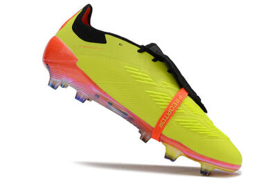 Adidas Predator Elite Foldover Tongue FG Firm Ground Soccer Cleats - Yellow/Black/Red