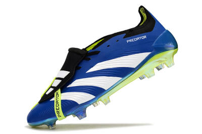 Adidas Predator Elite Foldover Tongue FG Firm Ground Soccer Cleats - Blue/White/Black