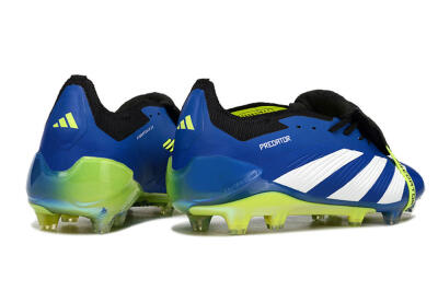 Adidas Predator Elite Foldover Tongue FG Firm Ground Soccer Cleats - Blue/White/Black