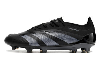 Adidas Predator Elite FG Firm Ground Soccer Cleats - Black/Silver