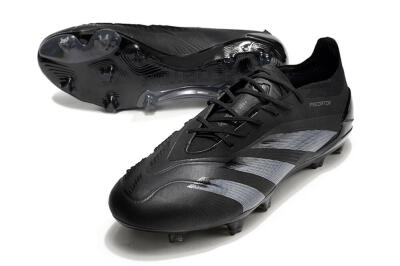 Adidas Predator Elite FG Firm Ground Soccer Cleats - Black/Silver