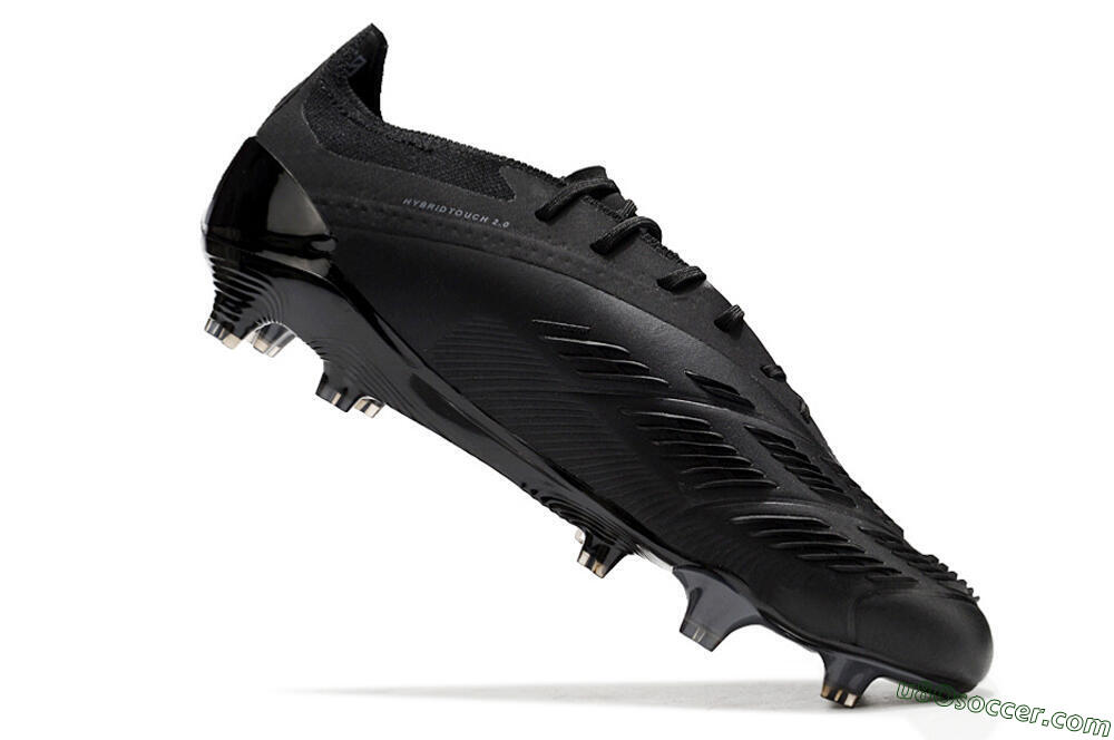 Adidas Predator Elite FG Firm Ground Soccer Cleats - Black/Silver 4