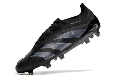 Adidas Predator Elite FG Firm Ground Soccer Cleats - Black/Silver
