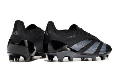 Adidas Predator Elite FG Firm Ground Soccer Cleats - Black/Silver