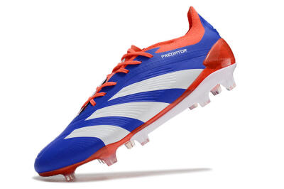 Adidas Predator Elite FG Firm Ground Soccer Cleats - Blue/White/Red