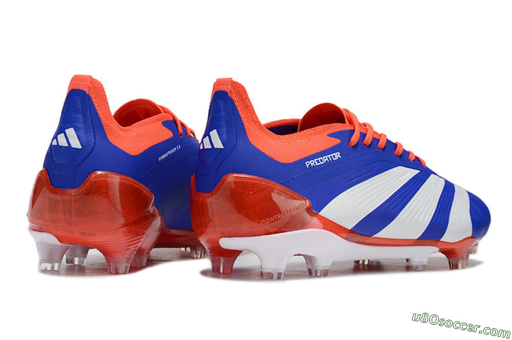 Adidas Predator Elite FG Firm Ground Soccer Cleats - Blue/White/Red 6