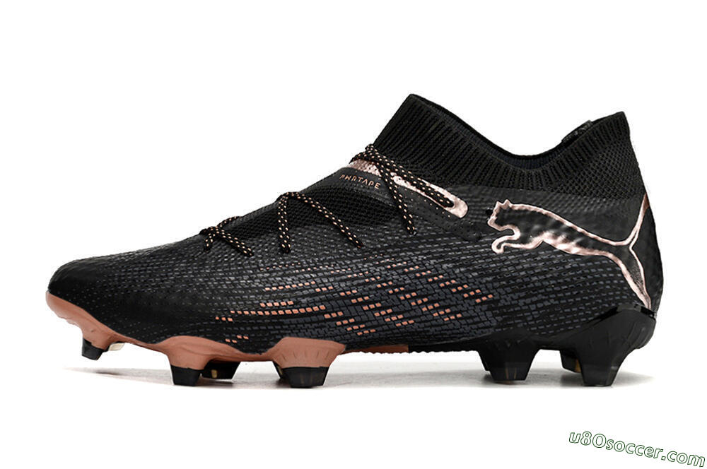 Puma Future Ultimate FG Firm Ground Soccer Cleats - Black/Gold 2