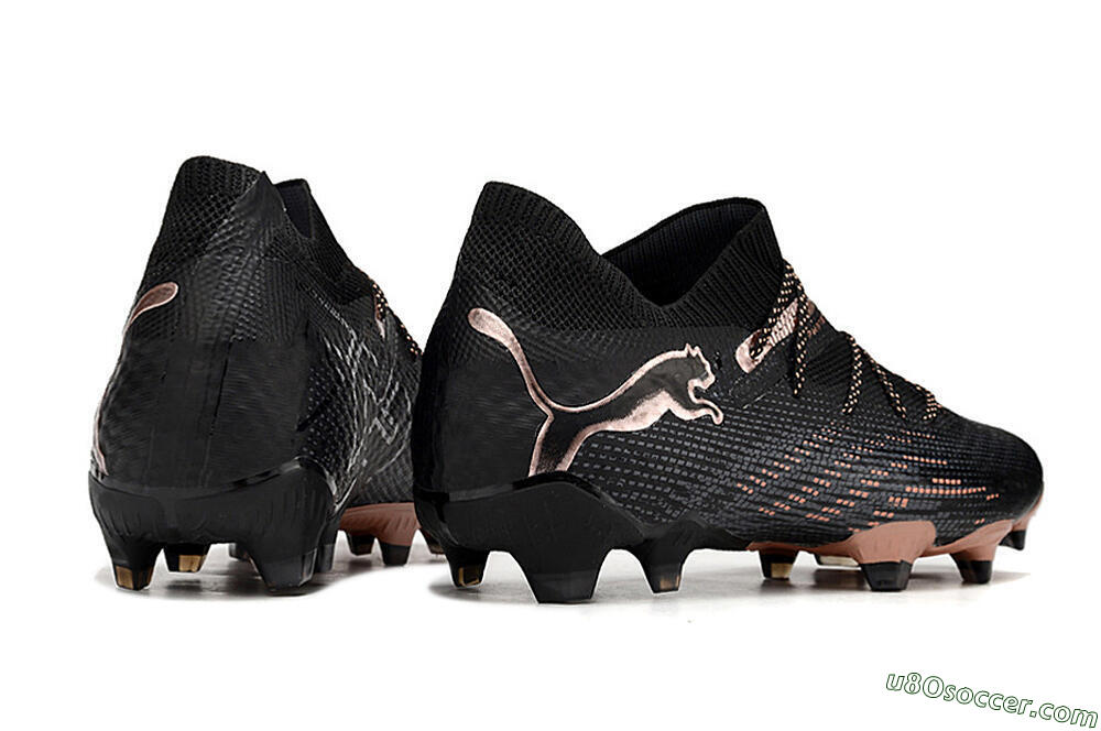 Puma Future Ultimate FG Firm Ground Soccer Cleats - Black/Gold 6