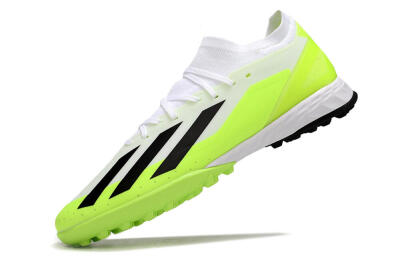 Adidas X Crazyfast.3 TF Artificial Turf Soccer Shoes - White/Black/Yellow