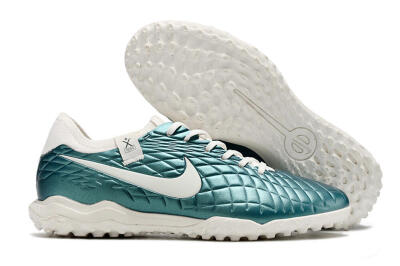 Nike Tiempo Legend 10 Pro TF Artificial Turf Soccer Shoes - Jade/White