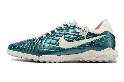 Nike Tiempo Legend 10 Pro TF Artificial Turf Soccer Shoes - Jade/White
