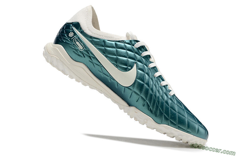Nike Tiempo Legend 10 Pro TF Artificial Turf Soccer Shoes - Jade/White 4