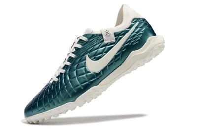 Nike Tiempo Legend 10 Pro TF Artificial Turf Soccer Shoes - Jade/White