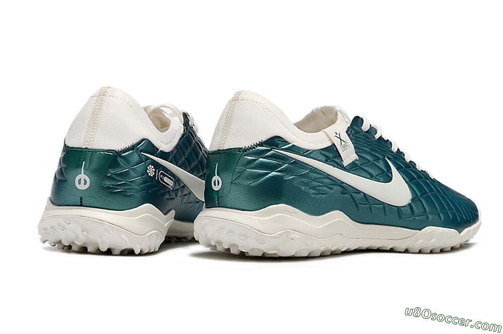 Nike Tiempo Legend 10 Pro TF Artificial Turf Soccer Shoes - Jade/White 6