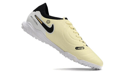 Nike Tiempo Legend 10 Pro TF Artificial Turf Soccer Shoes - Beige/Black/White