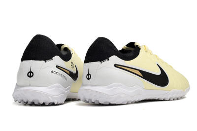 Nike Tiempo Legend 10 Pro TF Artificial Turf Soccer Shoes - Beige/Black/White