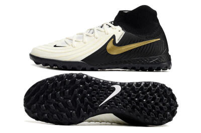Nike Phantom Luna Elite NU TF Artificial Turf Soccer Shoes - White/Black/Gold