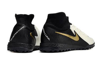 Nike Phantom Luna Elite NU TF Artificial Turf Soccer Shoes - White/Black/Gold