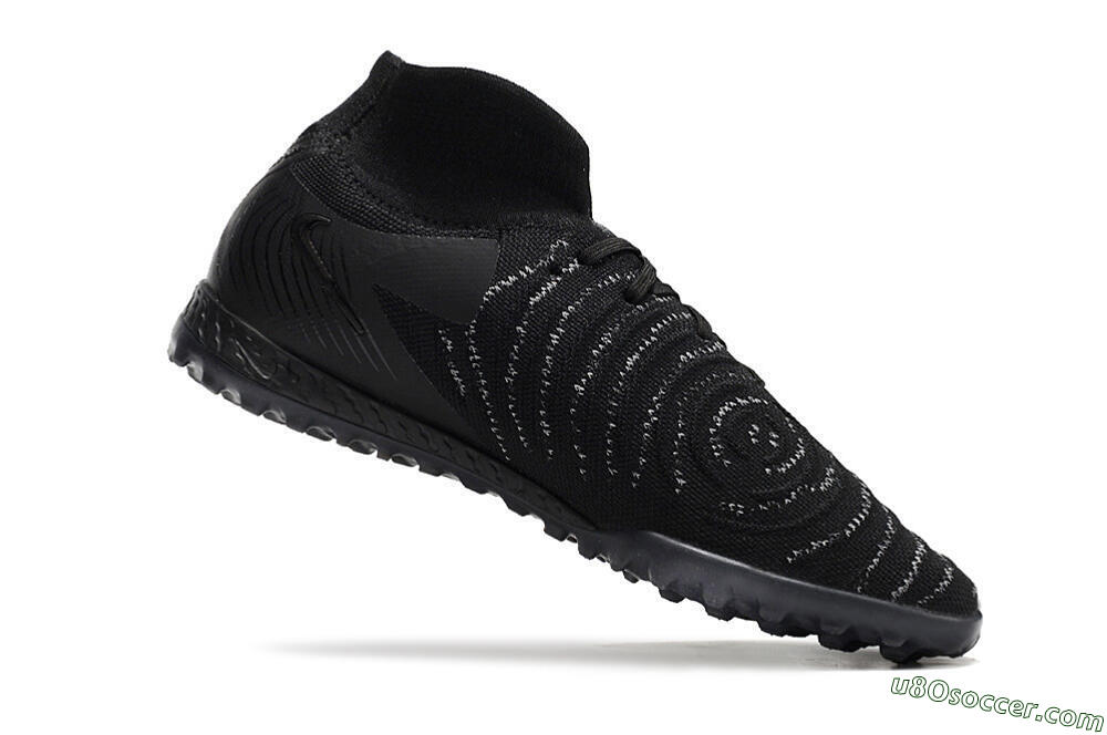Nike Phantom Luna Elite NU TF Artificial Turf Soccer Shoes - Black/White/Blue 4