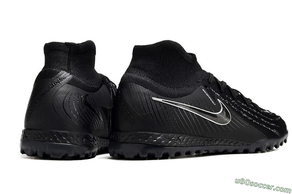 Nike Phantom Luna Elite NU TF Artificial Turf Soccer Shoes - Black/White/Blue 6