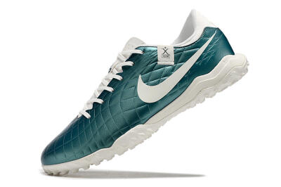 Nike Tiempo Legend 10 Elite TF Artificial Turf Soccer Shoes - Jade/White