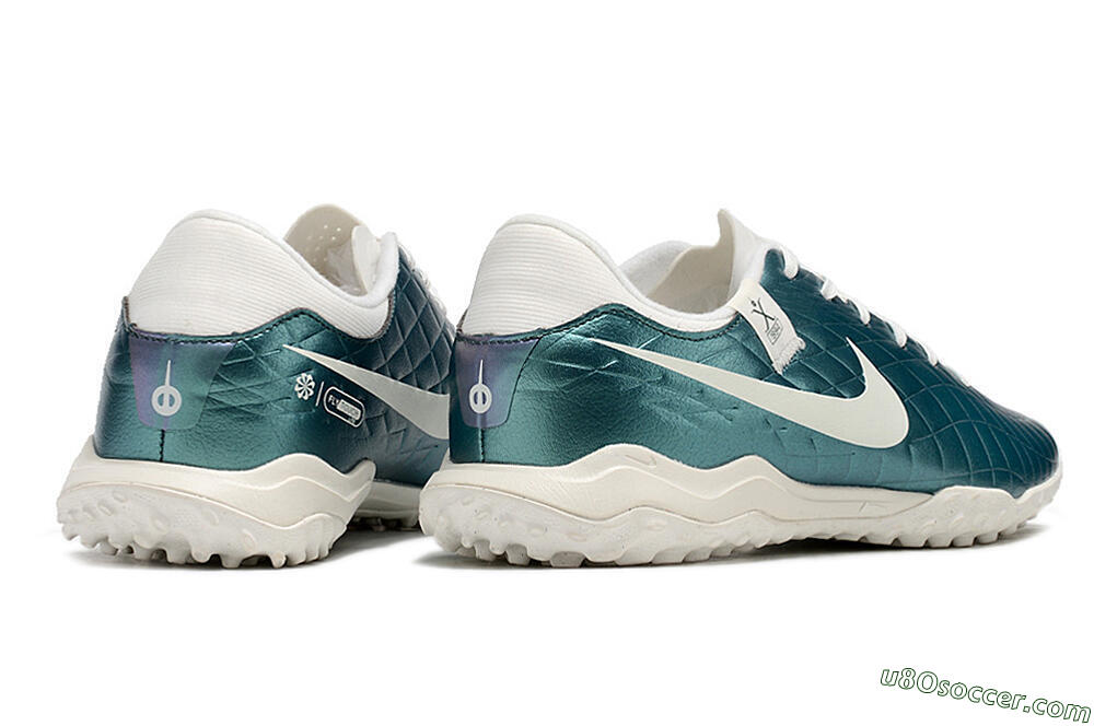 Nike Tiempo Legend 10 Elite TF Artificial Turf Soccer Shoes - Jade/White 6