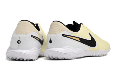 Nike Tiempo Legend 10 Elite TF Artificial Turf Soccer Shoes - Beige/Black/White