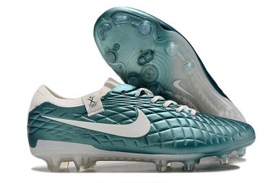 Nike Tiempo Legend 10 Elite FG Firm Ground Soccer Cleats - Jade/White