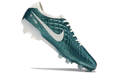 Nike Tiempo Legend 10 Elite FG Firm Ground Soccer Cleats - Jade/White