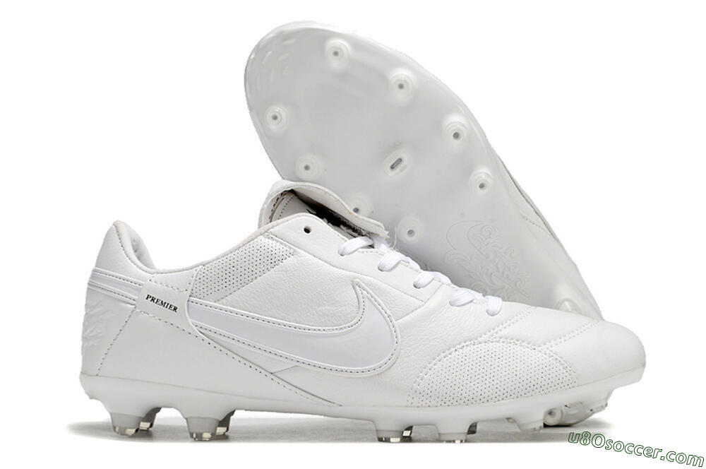 Nike Premier 3 FG Firm Ground Soccer Cleats - White/Black 1