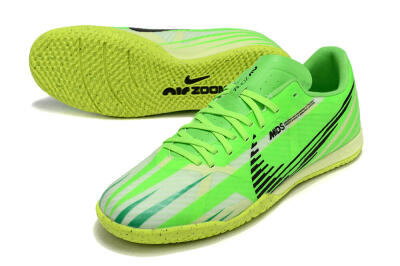 Nike Air Zoom Mercurial Vapor 15 Academy IC Indoor & Futsal Soccer Shoes - Green/Black/Yellow