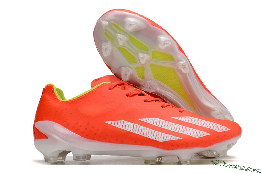Adidas X Crazyfast.1 FG Firm Ground Soccer Cleats - Red/White/Yellow 1