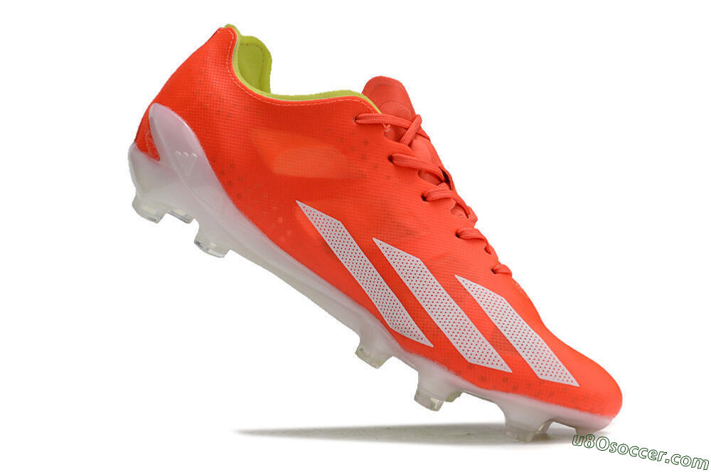 Adidas X Crazyfast.1 FG Firm Ground Soccer Cleats - Red/White/Yellow 4