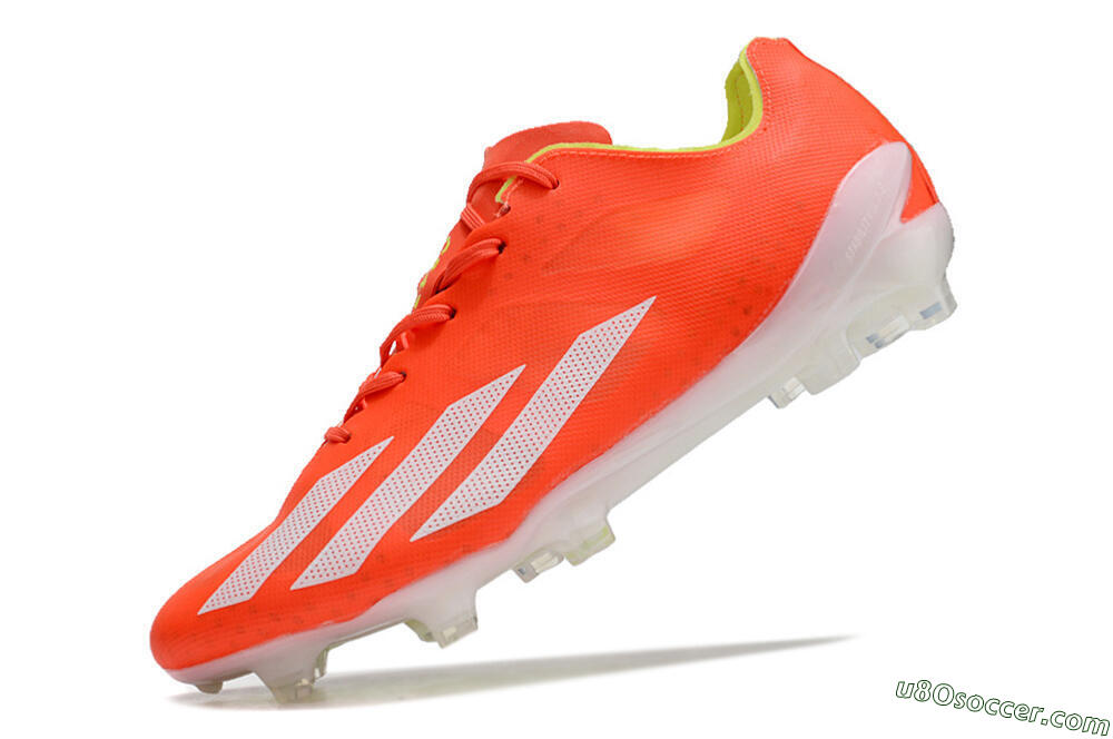 Adidas X Crazyfast.1 FG Firm Ground Soccer Cleats - Red/White/Yellow 5