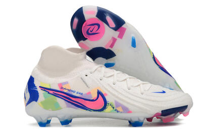 Nike Phantom Luna Elite FG Firm Ground Soccer Cleats - White/Rainbow