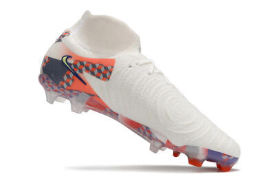Nike Phantom Luna Elite NU FG Firm Ground Soccer Cleats - White/Red/Yellow/Blue