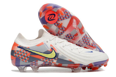 Nike Phantom Luna 2 Elite Olympics 2024 FG Firm Ground Soccer Cleats - White/Multicolor