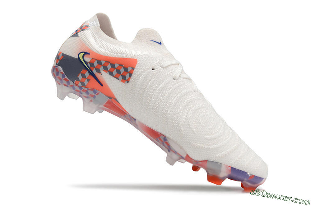 Nike Phantom Luna 2 Elite Olympics 2024 FG Firm Ground Soccer Cleats - White/Multicolor 4