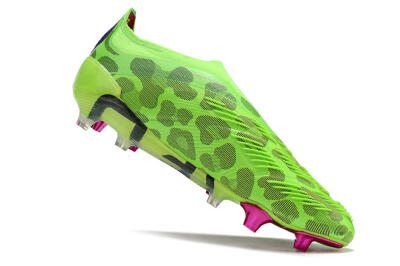 Adidas Predator Accuracy+ FG Firm Ground Soccer Cleats - Green/Purple/Yellow