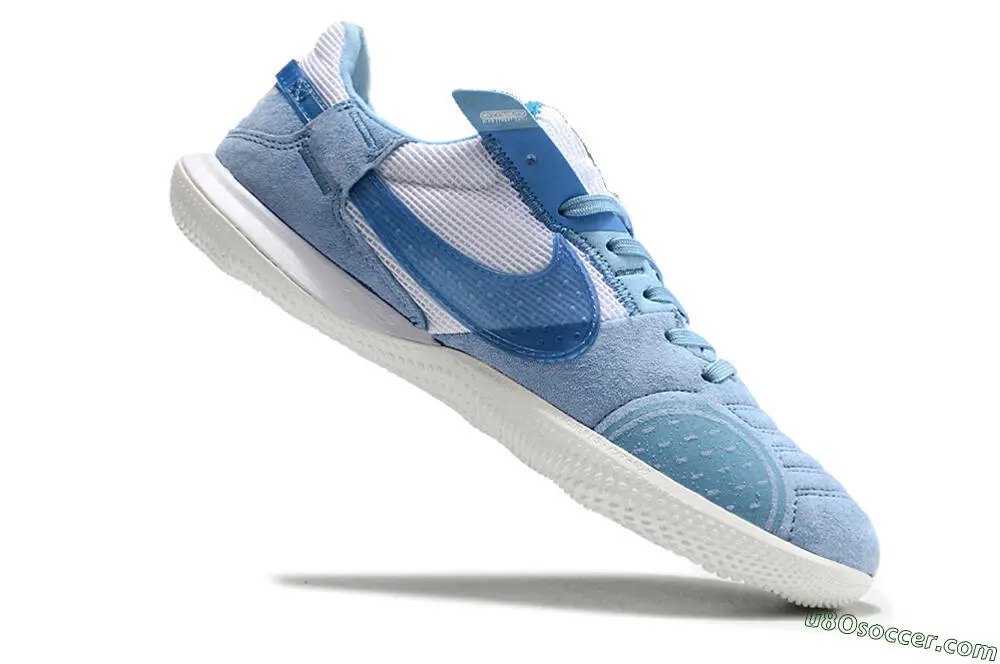 IC Indoor Futsal Soccer Shoes in Blue and White Colorway
