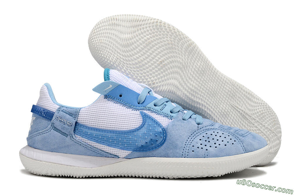 Nike Street Gato IC Indoor & Futsal Soccer Shoes - Blue/White 1