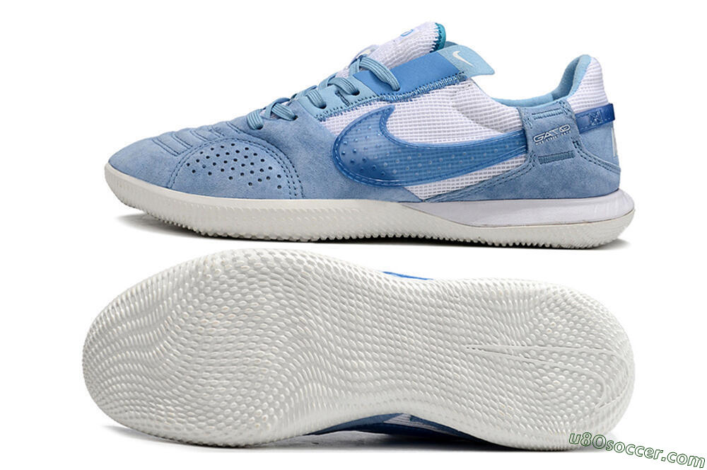 Nike Street Gato IC Indoor & Futsal Soccer Shoes - Blue/White 0