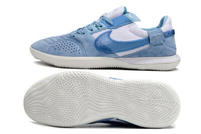 Nike Street Gato IC Indoor & Futsal Soccer Shoes - Blue/White
