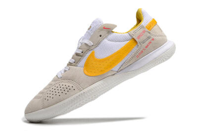Nike Street Gato IC Indoor & Futsal Soccer Shoes - Beige/Yellow/White