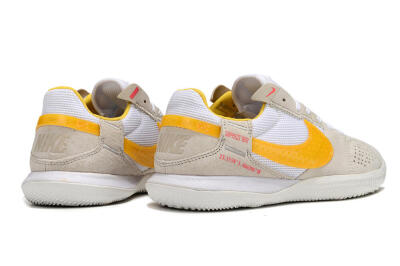 Nike Street Gato IC Indoor & Futsal Soccer Shoes - Beige/Yellow/White