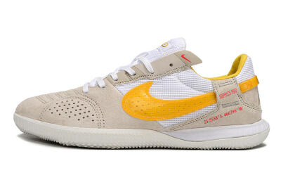Nike Street Gato IC Indoor & Futsal Soccer Shoes - Beige/Yellow/White