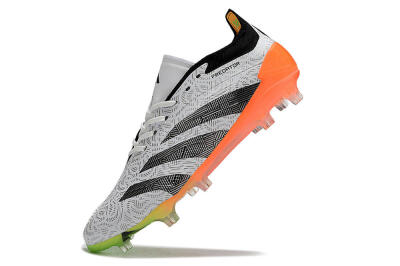 Adidas Predator Accuracy.1 FG Firm Ground Soccer Cleats - White/Black/Orange