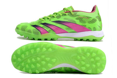 Adidas Predator Elite TF Artificial Turf Soccer Shoes - Green/Purple/Pink