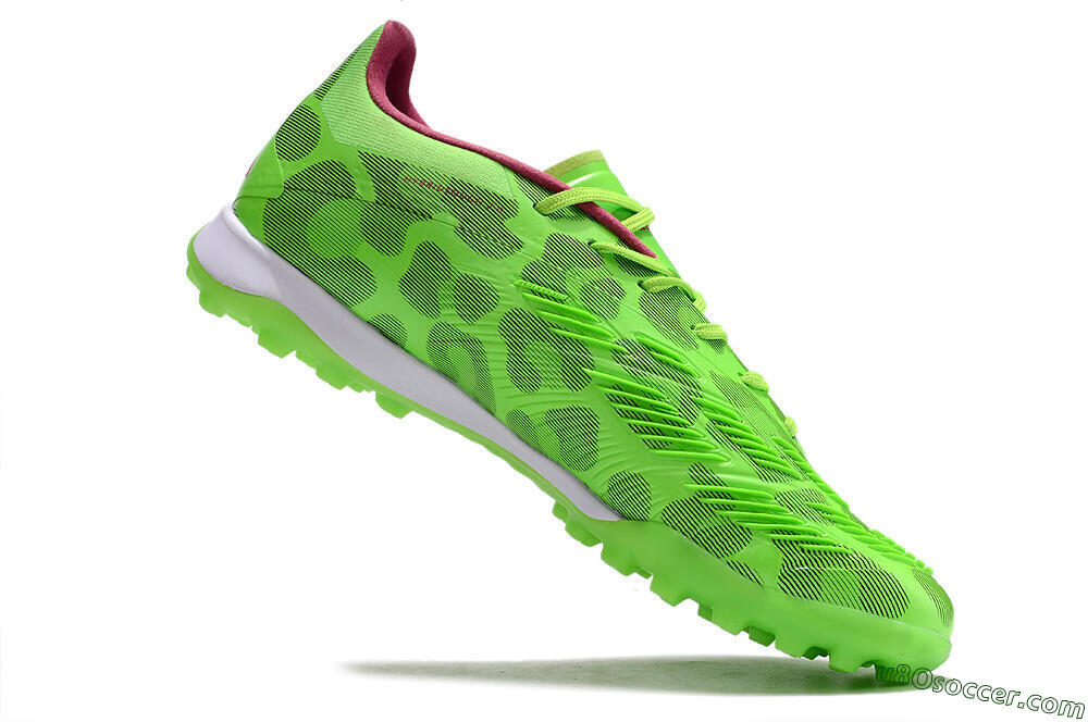 Adidas Predator Elite TF Artificial Turf Soccer Shoes - Green/Purple/Pink 4
